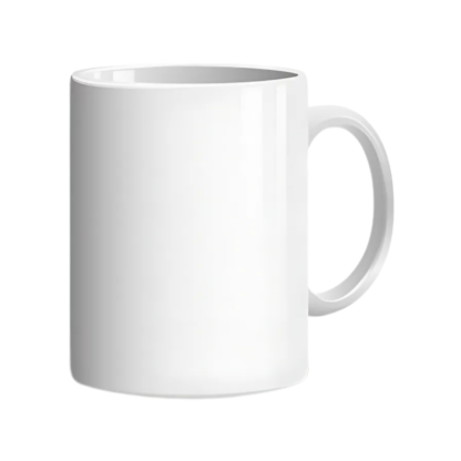 Taza Sublimable de Ceramica Recta con Asa Blanca Glossy de 11Oz 330cm3 - Imagen 2