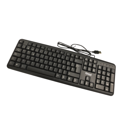 Teclado con cable USB K103 color negro 108 teclas - Español - Imagen 2
