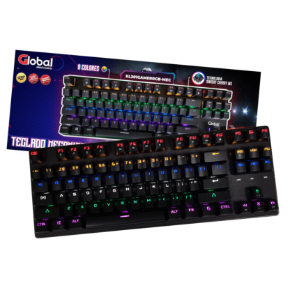 Teclado Mecanico GAMER PRO con luces led con Swicht Cherry MX Blue - Imagen 2