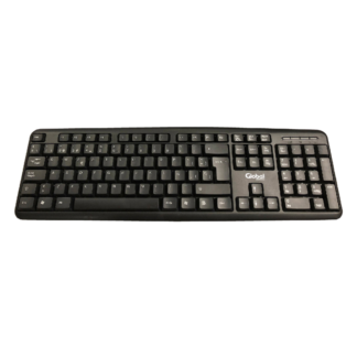 Teclado Multimedia K227 con cable USB color negro 108 teclas - Global Electronics