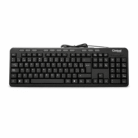 Teclado Multimedia K227 con cable USB color negro 108 teclas - Global Electronics