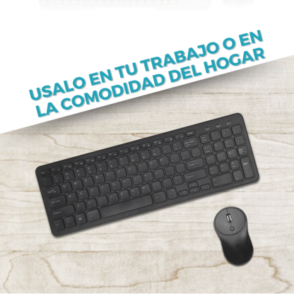 Combo Teclado y Mouse Inalámbrico 2.4ghz a Pilas - Imagen 11