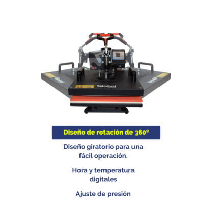Plancha 4 en 1 Global Electronics – Sublimá Remeras, Tazas, Gorras y Más - Imagen 10