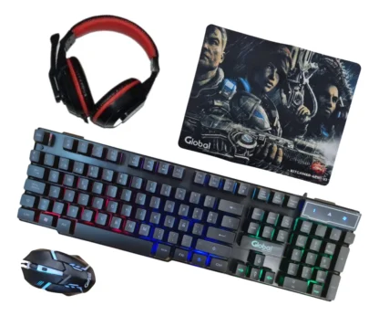 Kit Gamer Teclado, Mouse, Auricular y Mouse Pad - Imagen 12