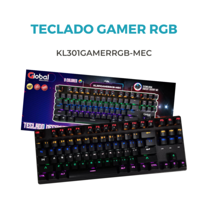 Teclado Mecanico GAMER PRO con luces led con Swicht Cherry MX Blue - Imagen 3
