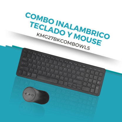 Combo Teclado y Mouse Inalámbrico 2.4ghz a Pilas - Imagen 3
