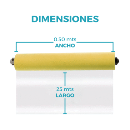 Vinilo Termotransferible Textil Flock PU de 0.50 mt de ancho Matte 770 Micrones Rollo 25 mts - Imagen 3