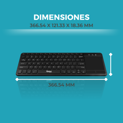 Teclado y Mouse Unificado Combo Inalámbrico Negro Precisión y Comodidad en 2.4GHz - Imagen 3