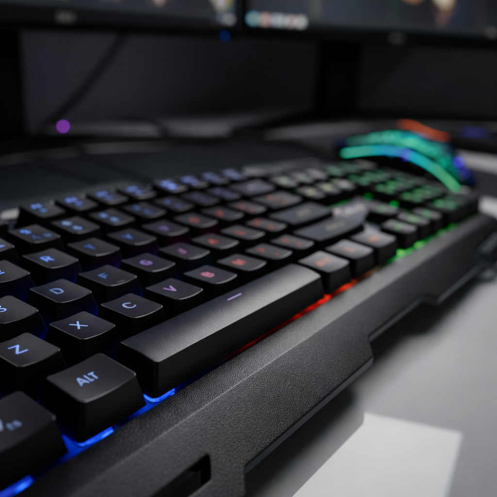 Combo Gamer Teclado y Mouse con Luces LED | Global - Imagen 4
