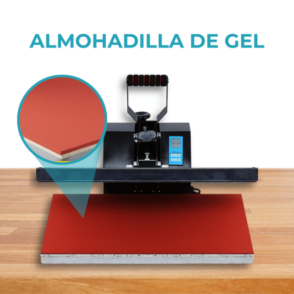 Plancha de Calor para Sublimación Plana 40x60cm - Potencia 2800w - Imagen 5