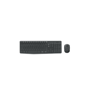 Teclado y Mouse Logitech MK235 inalambrico Gris
