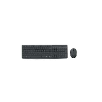 Teclado y Mouse Logitech MK235 inalambrico Gris
