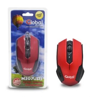 Mouse Óptico Ergonómico Usb Scroll Blister, Global Electronics
