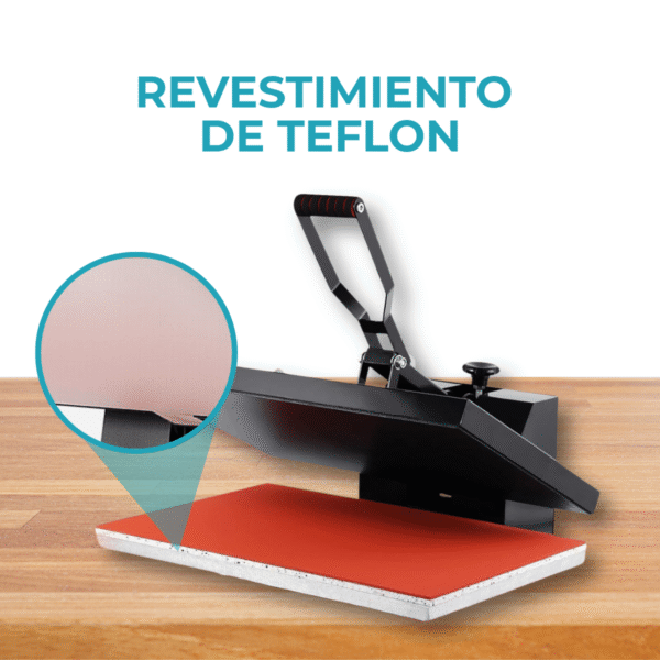 Plancha de Calor para Sublimación Plana 40x60cm - Potencia 2800w - Imagen 6