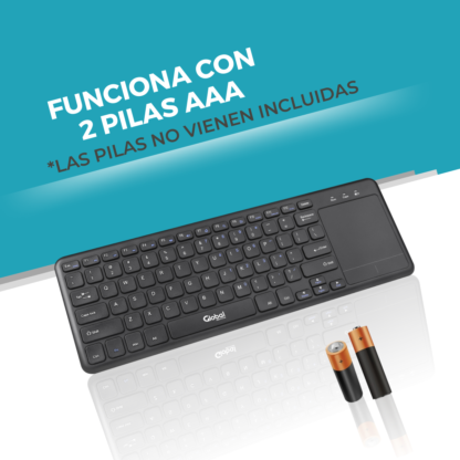Teclado y Mouse Unificado Combo Inalámbrico Negro Precisión y Comodidad en 2.4GHz - Imagen 6