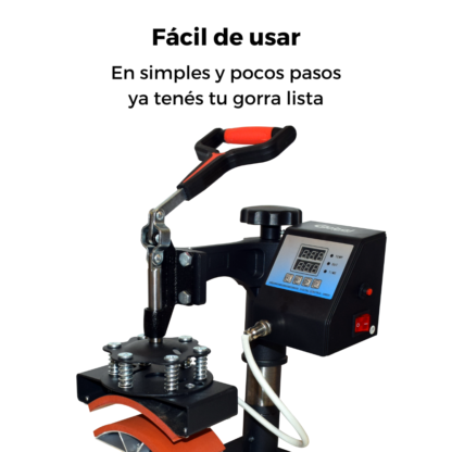 Plancha para Sublimación de Gorras – Compacta, Precisa y Potente 350W con Control Digital - Imagen 6