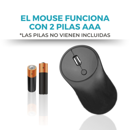 Combo Teclado y Mouse Inalámbrico 2.4ghz a Pilas - Imagen 8