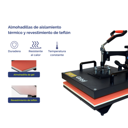 Plancha 4 en 1 Global Electronics – Sublimá Remeras, Tazas, Gorras y Más - Imagen 7