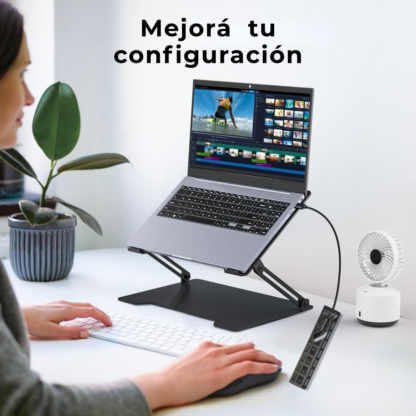 Hub Usb Cargador de 7 Puertos Usb 2.0 Con Switch De Encendido - Imagen 8
