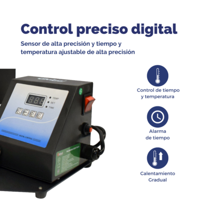 Plancha 4 en 1 Global Electronics – Sublimá Remeras, Tazas, Gorras y Más - Imagen 8