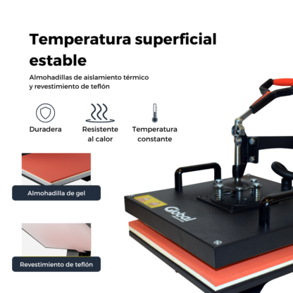 Plancha de Calor 8 en 1 Global Electronics – ¡La Estación de Sublimación Más Completa del Mercado! - Imagen 8