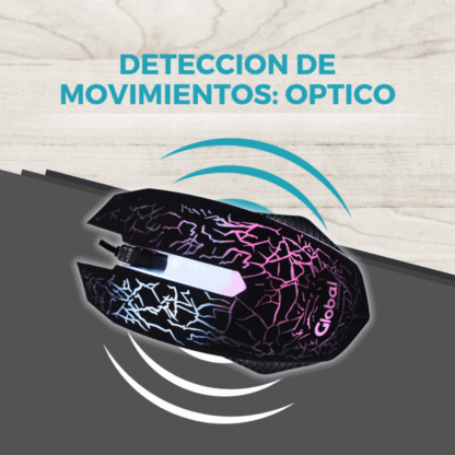 Combo Teclado + Mouse Gamer Luz Led Usb Retroiluminado KL102 - Imagen 10