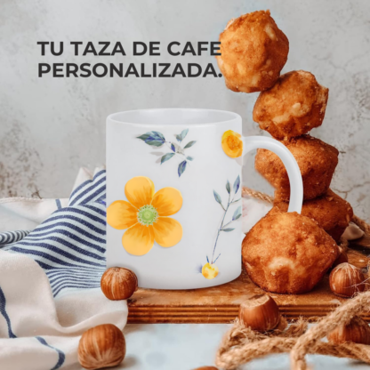 Taza Sublimable de Ceramica Recta con Asa Blanca Glossy de 11Oz 330cm3 - Imagen 10