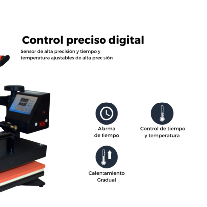 Plancha de Calor 8 en 1 Global Electronics – ¡La Estación de Sublimación Más Completa del Mercado! - Imagen 9
