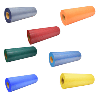 Vinilo Termotransferible Textil Flock PU de 0.50 mt de ancho Matte 770 Micrones Rollo 25 mts