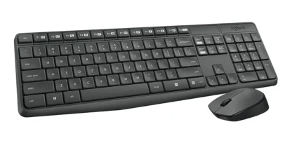 Combo Logitech de Teclado y Mouse Inalambrico Gris MK235 - Imagen 4