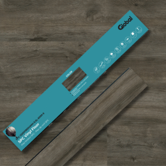 Piso Vinílico SPC Uptown Grey 4MM – Encastre CLICK, Textura Madera Real y Alta Resistencia