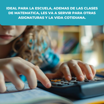 Calculadora de 12 Dígitos Metálica 1200V Plateada con Botones Grandes - Imagen 6