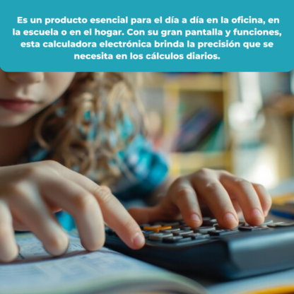 Calculadora de 12 Dígitos Plástica 837B Negra - Imagen 6