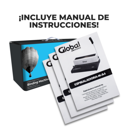 Espiraladora Reforzada A4 – Precisión Total y Perforación de hasta 12 Hojas - Imagen 10