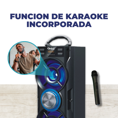 Parlante Karaoke Sbl10 Bluetooth con Micrófono y Luces – ¡Llevá la Fiesta Donde Quieras! - Imagen 10