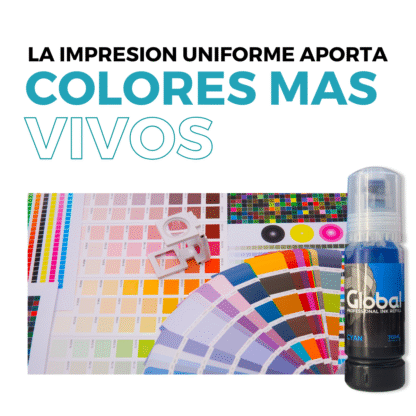 Tinta compatible con Epson L Series T504/544 EcoTank Colores (Cian-Magenta-Amarillo) Dye 70 ml - Imagen 7
