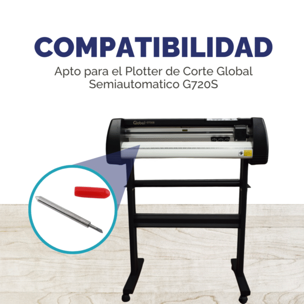 Repuestos Plotter de Corte G720S - Cuchillas de 45º x 3 unidades 0.25mm - Imagen 10