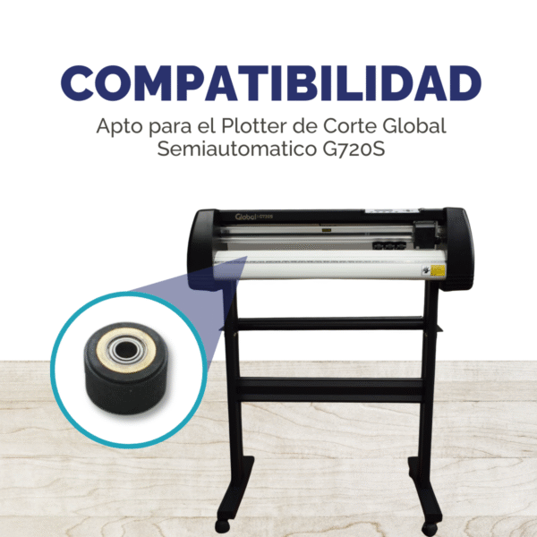 Repuestos Plotter de Corte G720S - Modulo Rodillo de Presion - Imagen 10