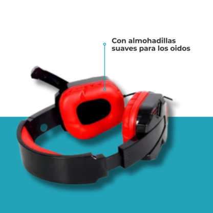 Auricular Gamer con Microfono y Luces EPGMR137 - Imagen 8