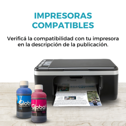 Botella de Tinta Universal Compatible 250cm3 - Imagen 8