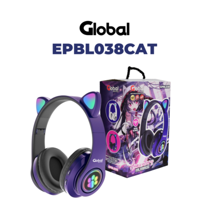Auricular Bluetooth Inalambrico Stereo con Orejas de Gato EPBL038 - Imagen 3