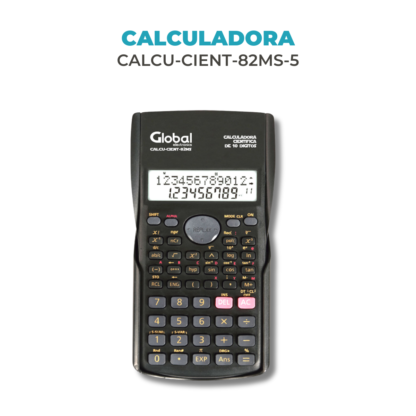 Calculadora Multifunción Científica de 10 Dígitos - Plástica 82MS-5 Negra - Imagen 2