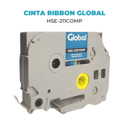 Cinta Rotuladora Termocontraible Compatible Brother HSE-211 Negro sobre Blanco de 5.8 mm x 1.5 mts. - Imagen 11