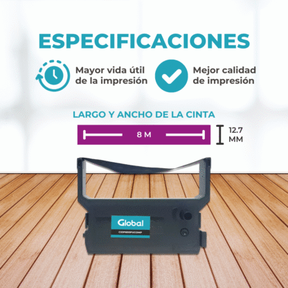 Cinta Controlador Fiscal Citizen Dp600 Purpura - Imagen 10