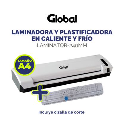 Laminadora Y Plastificadora En Caliente Y Frío A4 240mm - Imagen 2