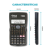 Calculadora Multifunción Científica de 10 Dígitos - Plástica 82MS-5 Negra - Imagen 3