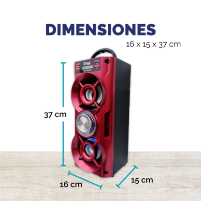 Parlante Karaoke Sbl10 Bluetooth con Micrófono y Luces – ¡Llevá la Fiesta Donde Quieras! - Imagen 3