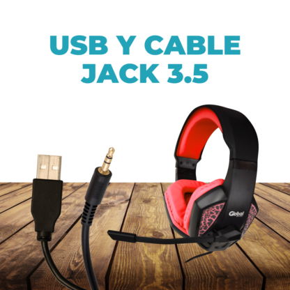 Auricular Gamer con Microfono y Luces EPGMR148 - Imagen 2