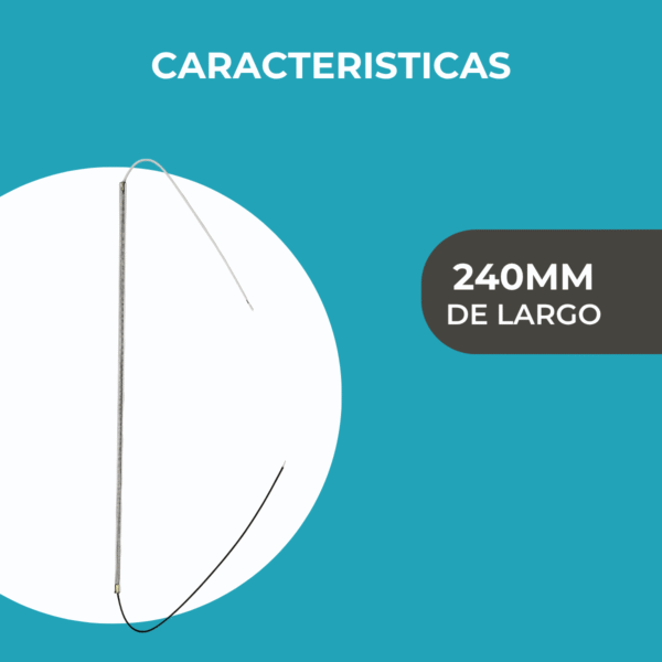Repuesto Tubo Quartz Laminadora y Plastificadora con Ancho Máximo 240mm - Imagen 3