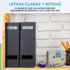 Cinta Rotuladora Termocontraible Compatible Brother HSE-211 Negro sobre Blanco de 5.8 mm x 1.5 mts. - Imagen 3
